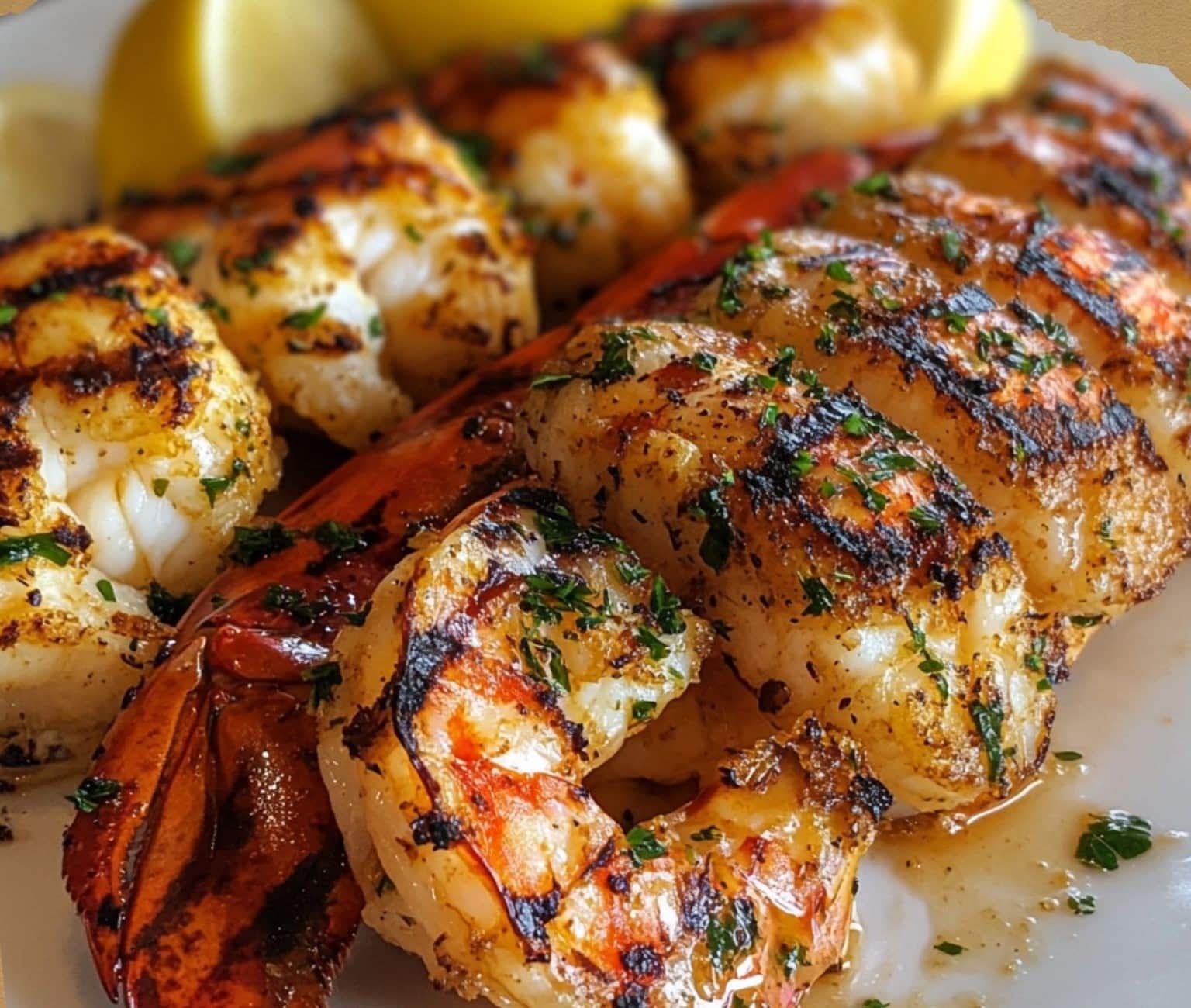 Grilled Lobster and Shrimp - Recipe Delice